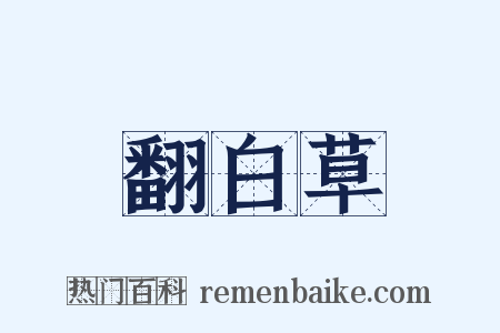 翻白草是什么意思的图片